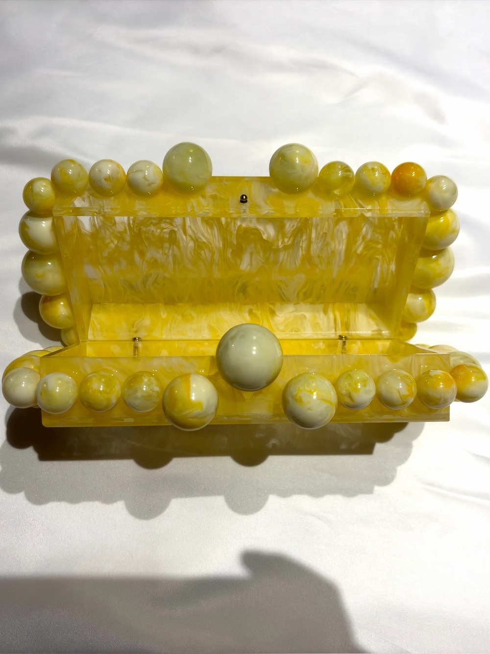 Cult Gaia Yellow Quartz EOS Clutch Bag - Picture 5 of 7